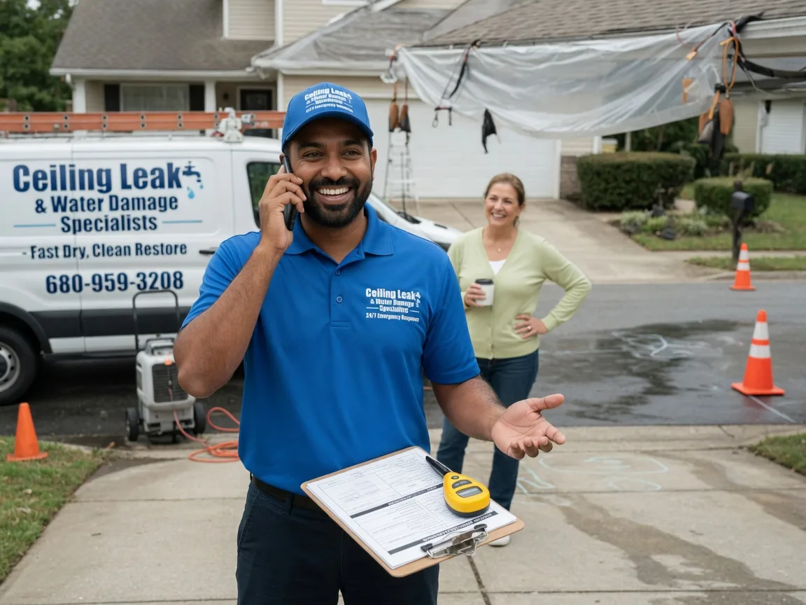 Ceiling Leak Cleanup Louisa, VA FAQs